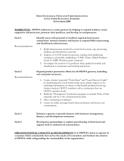 ohio ecological food and farm association