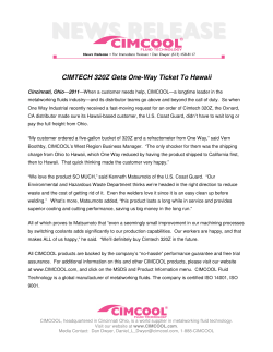 CIMTECH 320Z Gets One-Way Ticket To Hawaii
