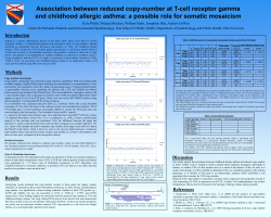 Association between reduced copy-number at T