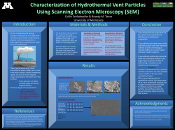 Characterization of Hydrothermal Vent Particles Using