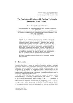 The Conclusion of Exchangeable Random Variable in Probability