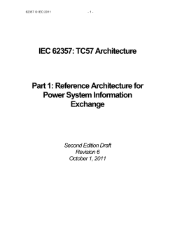 TC57 Reference Architecture - IECTC57