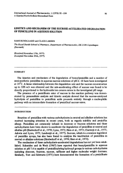 Kinetics and mechanism of the sucrose