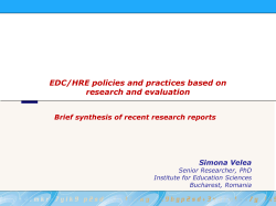 European Resource Centre on Education for Democratic