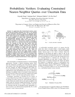 Nearest-Neighbor Queries over Uncertain Data