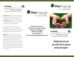 Helping local producers grow and prosper