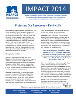 Protecting Our Resources - Family Life