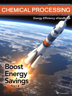 Boost Energy Savings - Chemical Processing