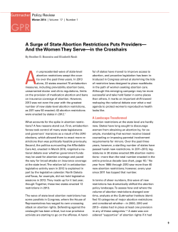 A Surge of State Abortion Restrictions Puts Providers