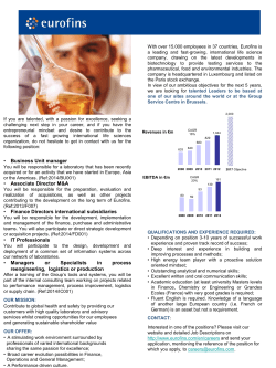 Slide 1 - Eurofins