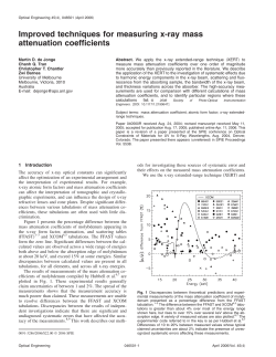 Improved techniques for measuring x