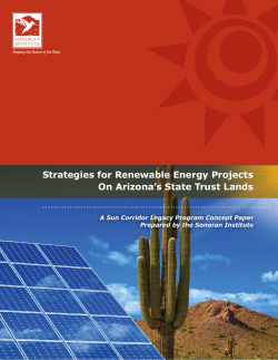 Strategies for Renewable Energy Projects On