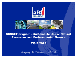 Title of the presentation on two or three lines