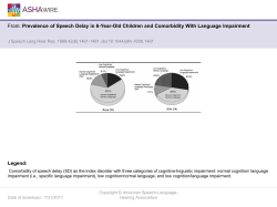 Slide - Journal of Speech, Language, and Hearing Research