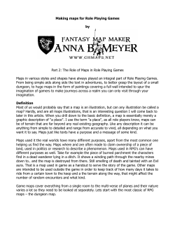 Making maps for Role Playing Games by Part 2