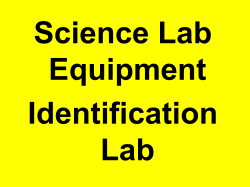 Lab Equipment Identification PPT