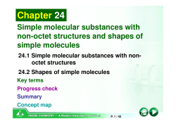 24.2 Shapes of simple molecules