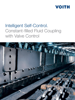 Intelligent Self-Control. Constant-filled Fluid Coupling with