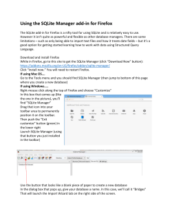Introduction to SQLite (analysis of bridge inspection data)