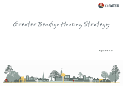 Greater Bendigo Housing Strategy Vr2