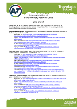 Useful Links - Auckland Transport