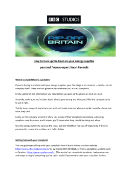 How to turn up the heat on your energy supplier personal finance