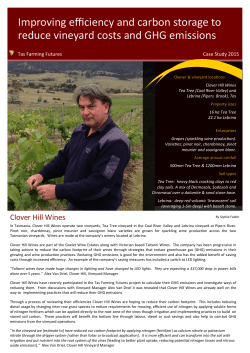 Improving efficiency and carbon storage to reduce vineyard costs