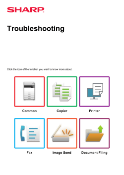 MX-3050N MX-3550N MX-4050N Troubleshooting