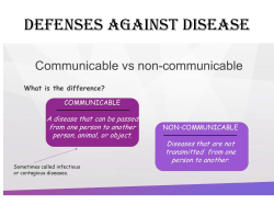 Defenses Against Disease