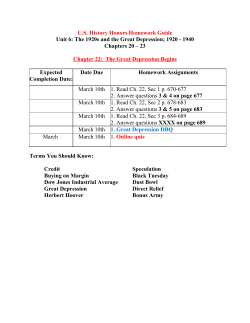 1. Great Depression DBQ