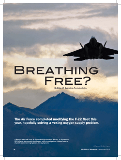 The Air Force completed modifying the F