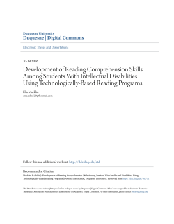 Development of Reading Comprehension Skills Among Students