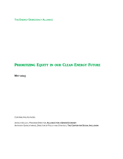 prioritizing equity in our clean energy future