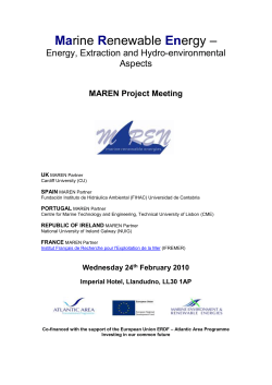 Marine Renewable Energy &ndash;