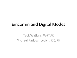 Emcomm and Fldigi
