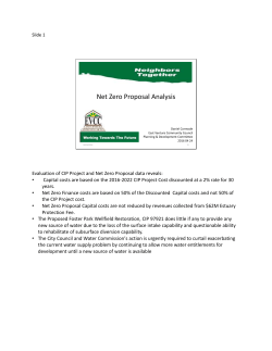 Slide 1 Evaluation of CIP Project and Net Zero Proposal data