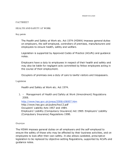 Health and Safety at Workx