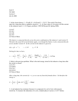 Exam 3 Solutions