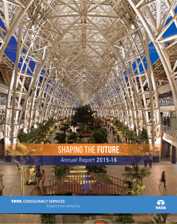 TCS Annual Report 2015 -16 - Tata Consultancy Services