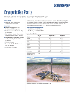 Cryogenic Gas Plants