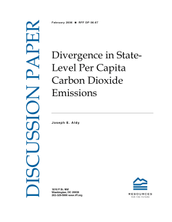 Divergence in State-Level Per Capita Carbon Dioxide Emissions