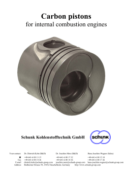 Carbon pistons