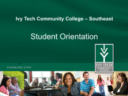 Southeast_New_Studen.. - Ivy Tech Community College