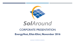 SOLAROUND - Eilat-Eilot Renewable Energy Initiative