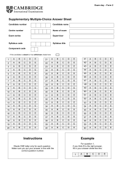 Supplementary Multiple