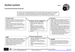 Symbol systems - NSW Department of Education