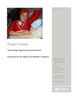 Oxygen Supply