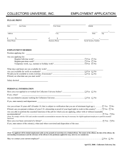 Employment Interview Checklist