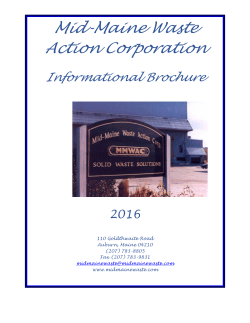 Mid-Maine Waste Action Corporation