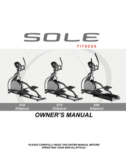 PLEASE CAREFULLY READ THIS ENTIRE MANUAL BEFORE